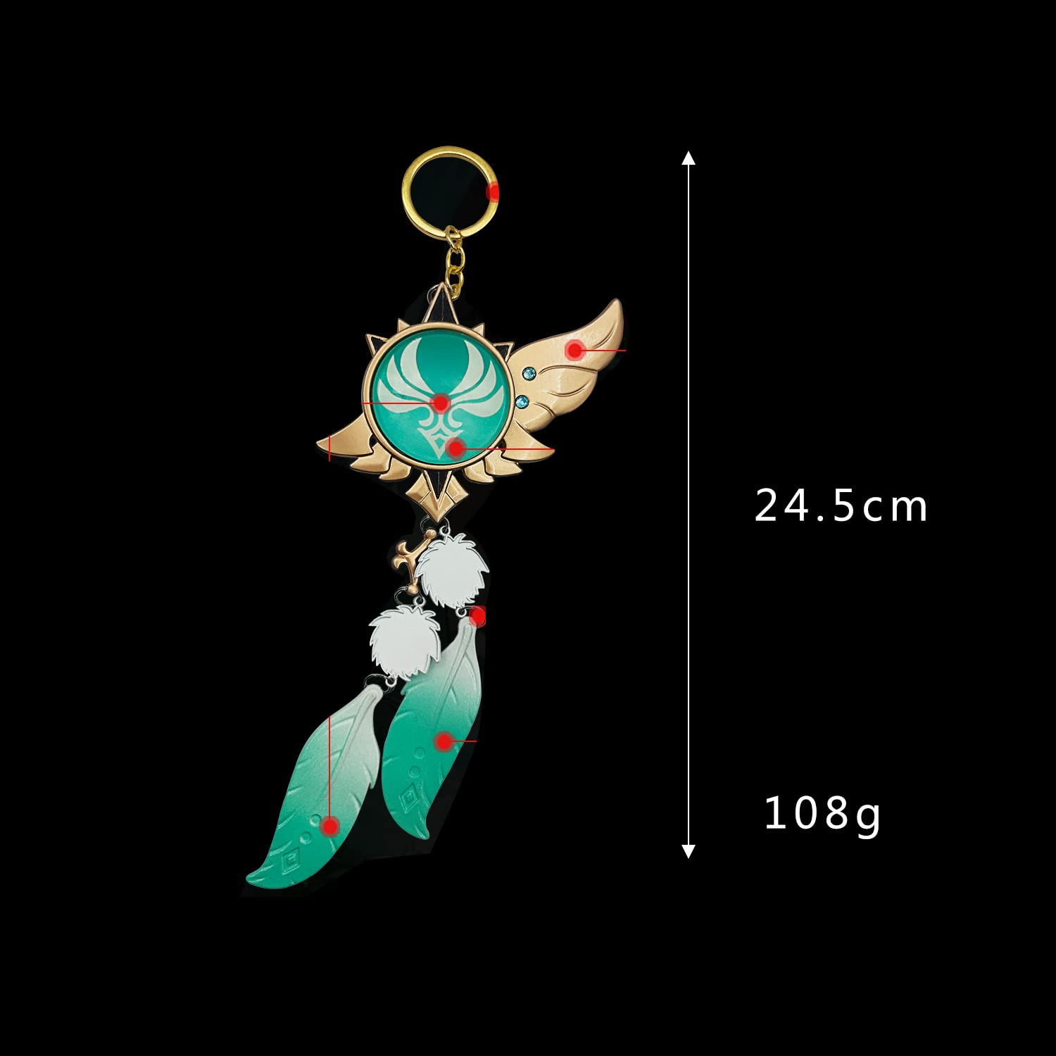 公式正規品　神里綾人　神の目 キーホルダー　他 原神】【神の目】【神里綾人】キーホルダー｜Yahoo!フリマ（旧